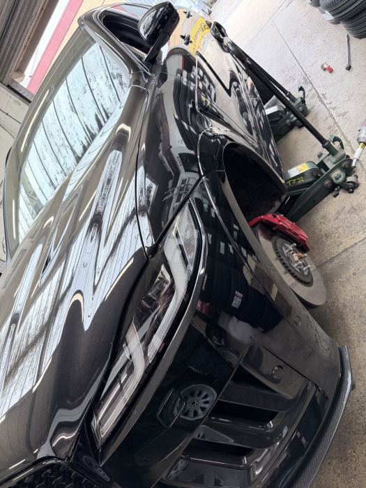 Lister Stealth — Along the flank — wheel off and jacked