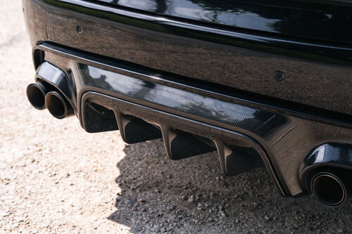 Lister Stealth — Carbon diffuser and quad tailpipes