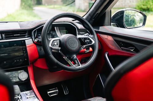 Lister Stealth — Cabin from the driver's door