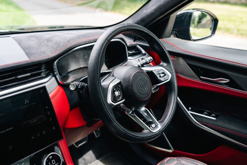 Lister Stealth — The driver's view