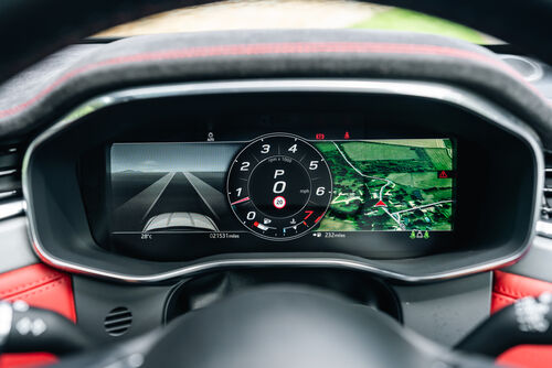 Lister Stealth — Digital instrument cluster