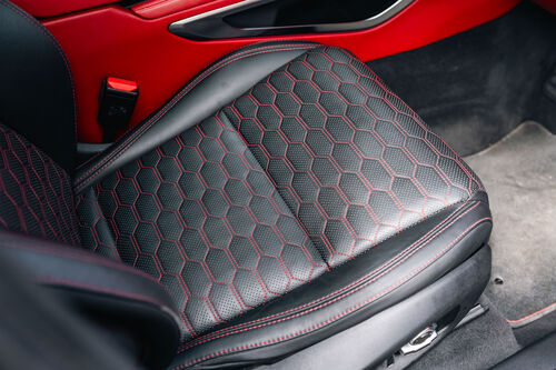 Lister Stealth — Quilted leather detail